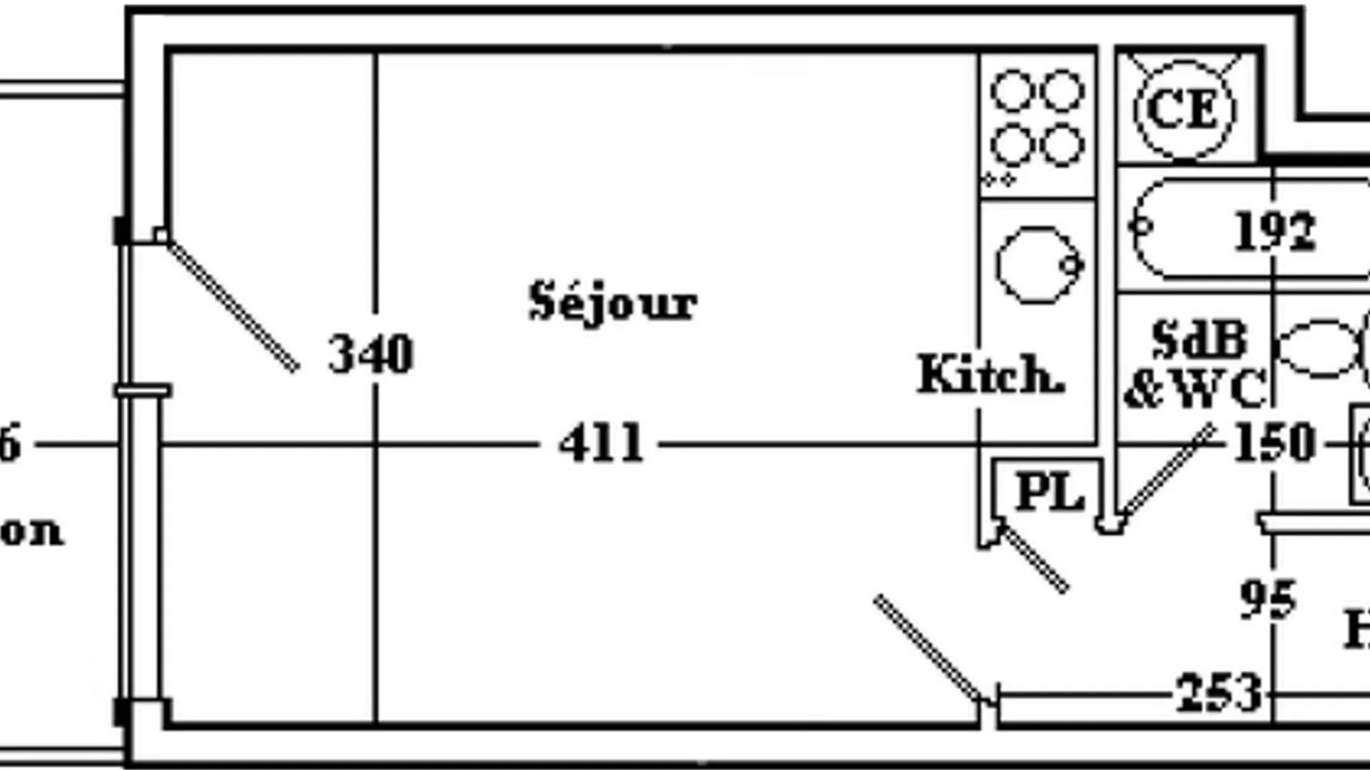 Appartement Studio La Clusaz, 1 pièce, 4 personnes - FR-1-459-67